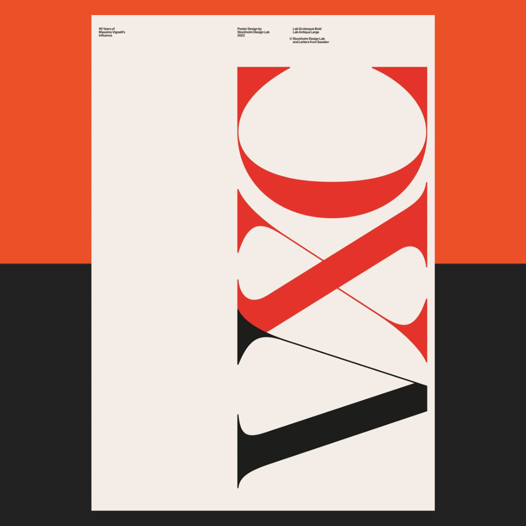 Vignelli90: Amijai Benderski On The Celebratory Poster Online 